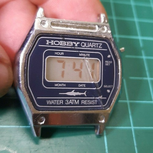 Vintage hobby quartz lcd watch - lcd,