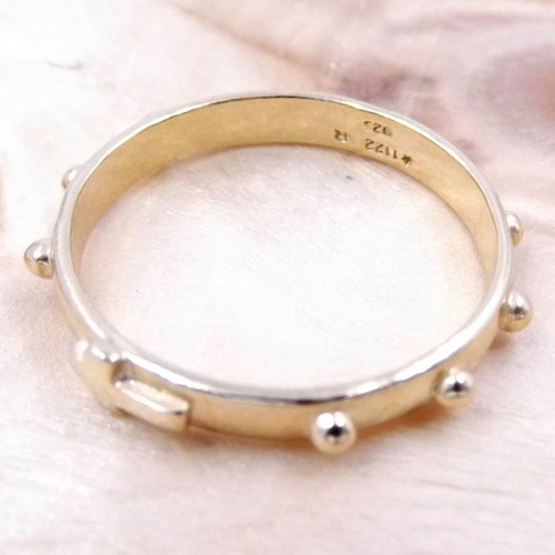 Anello rosario argento - rosario, 925