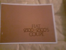 FIAT 2300 - 2300S - COUPE'