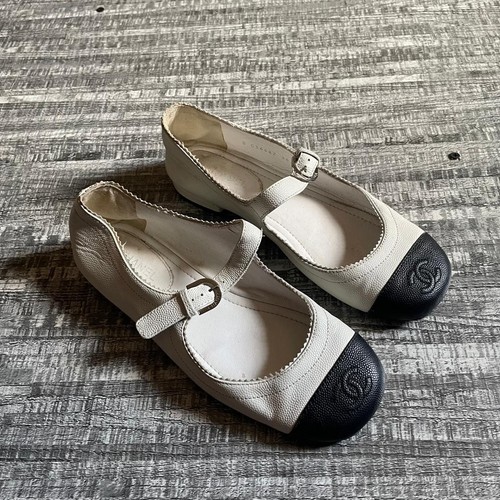 Ballerine chanel bicolore mary - ballerine,