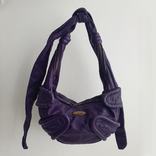 Vintage diesel leather bag - leather​,