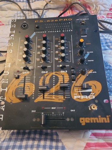 Gemini 626 pro mixer dj - ps-626,