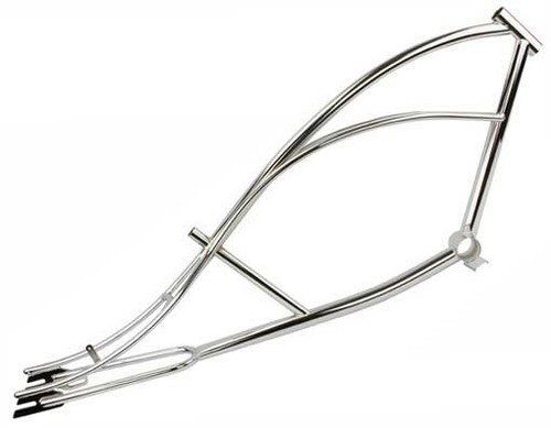 Telaio bici cromato - cromato, 26"