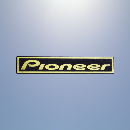 Pioneer 52x9mm badge emblem - badge,