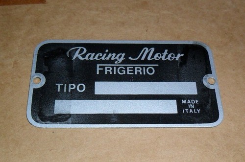 Frigerio moto targhetta - frigerio,