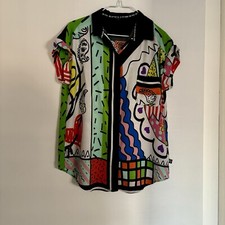 Camicia Arty Desigual con illustrazioni Indù
