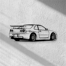 Nissan Skyline R34 metallo
