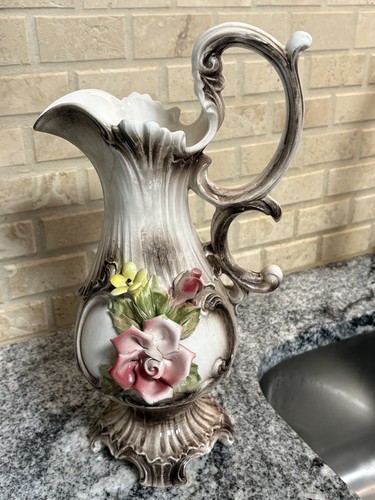 Brocca capodimonte vintage - brocca,