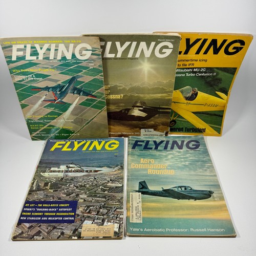Vtg flying magazine - vtg, 1965