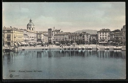 Como piazza cavour dal - dal, lago
