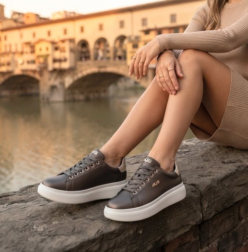 Sneakers donna bronze - sneakers,