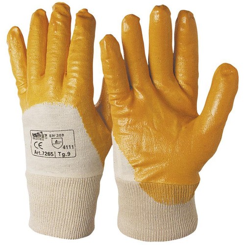 Paia guanti lavoro giallo - 10,