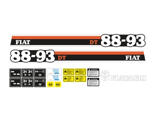 Kit adesivi trattore - trattore, fiat