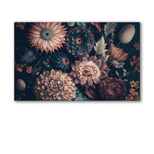 Quadro tela con fiori - con,