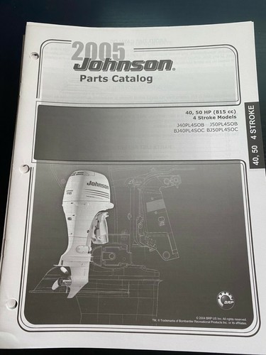 Johnson 2005 catalogo ricambi - johnson,