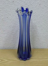 Vaso Designer Blu Murano In