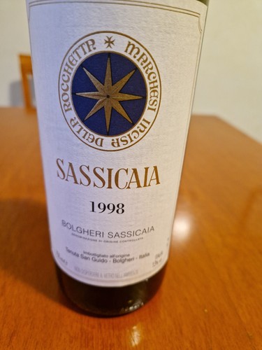 Sassicaia 1998 bottiglia - 1998,