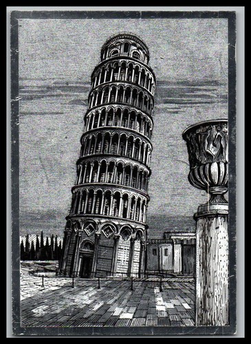 Cartolina pisa la torre - cartolina, /