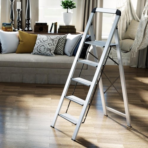 Scaletta gradini pieghevole - 5,