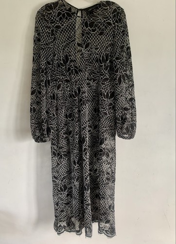 Abito lungo midi zara grigio - zara,