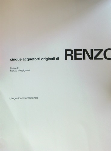 Renzo vespignani cinque - renzo,