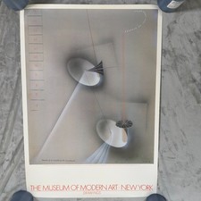 Museo d'Arte Moderna Man Ray Poster I Disegni Moderni 1983 Esposizione 24x33,5