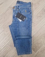 PANTALONE 5 TASCHE TOPPE JEANS JECKERSON UOMO MAN toppa DENIM CHIARO ALCANTARA