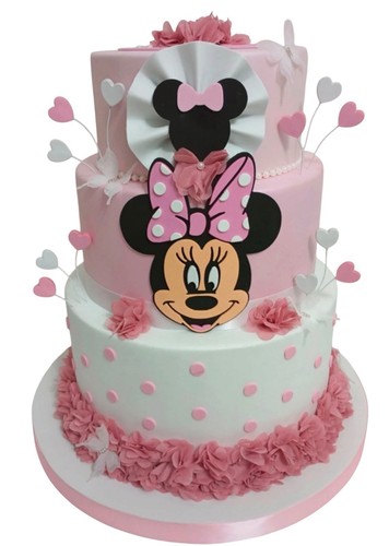 Torta scenografica minnie - torta,