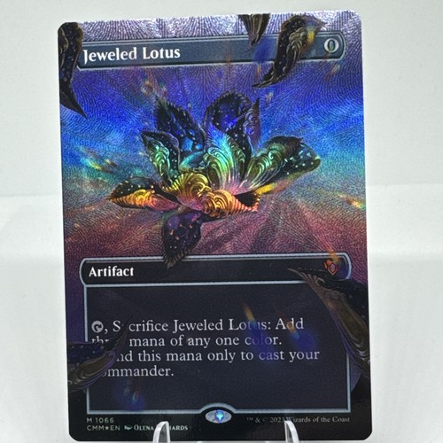 Jeweled lotus - (textured, foil)