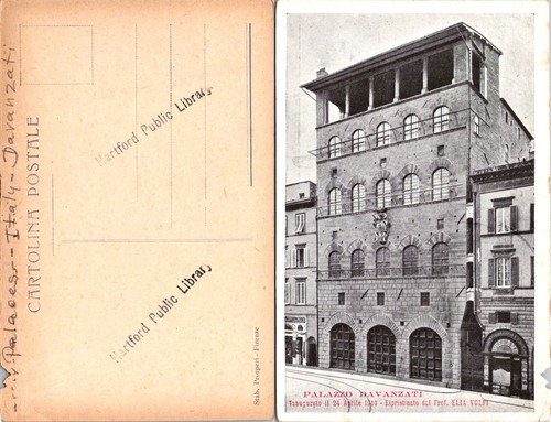 Cartolina palazzo davanzati - cartolina,