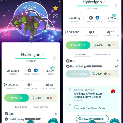 Shiny hydreigon xxl - bg, |