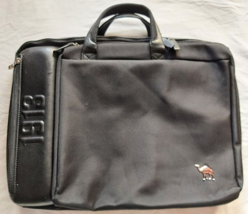 Borsa valigetta marchio - valigetta, camel