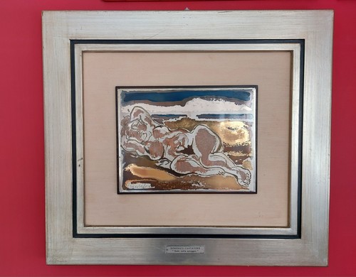 Quadro opera lastra cantatore - quadro,