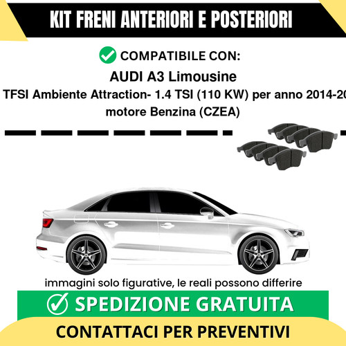Pastiglie freno ant post - pastiglie,