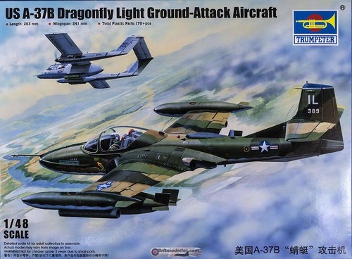 Trumpeter 37b dragonfly - us, a-37b