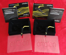 COPPIA CON 2 STILO ELLITICA ORTOFON CONCORDE MKII CLUB