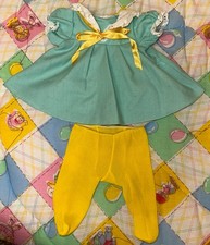 Vintage Jesmar Cabbage Patch Set Abito Altalena Bambini con Collant 