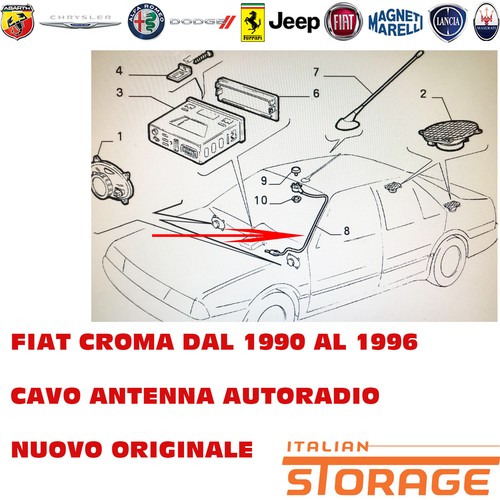 Fiat croma cavo antenna - fiat,