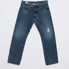 LEVI'S 501 Big E W33 L34 Usato  (Cod.Y2609) Vintage denim Uomo Levis Accorciato