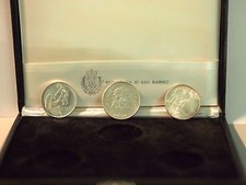 SAN MARINO N. 3 MONETE SILVER