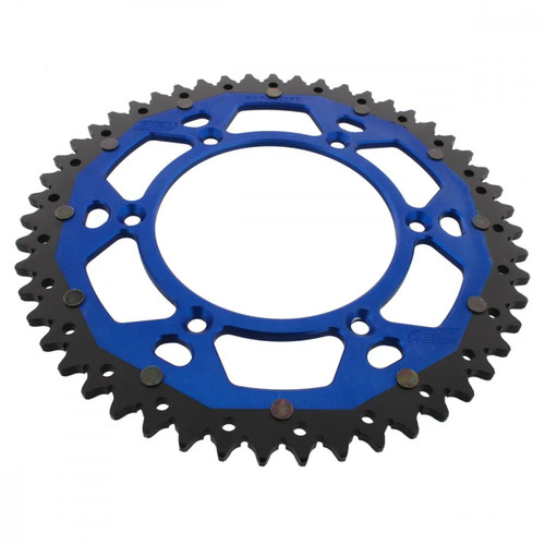 Pignone alluminio blu denti - blu, 51