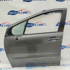 Porta / Sportello anteriore sx grigio canna di fucile Peugeot 308 ecoAG3286