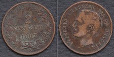 RB04 - ITALY 2 CENTESIMI 1907 R Vittorio Emanuele III in ottime condizioni