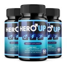 1-3 Confezioni Hero Up per Uomo Advanced Max Formula Integratore Vitaminico 60 Capsule