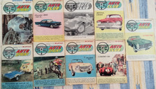 LOTTO 9 NUMERI AUTO CLUB AUTOSPRINT 1962 1961 SUPPLEMENTO ALBI DELL'INTREPIDO