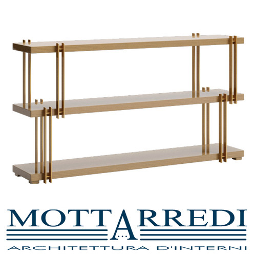 Consolle ripiani legno e - consolle, in