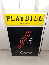 Carrie Stephen King Playbill