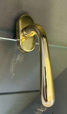 MANIGLIA MARTELLINA OTTONATA⚜️QUADRO 7MM-PVC/ALLUMINIO/LEGNO💣🔥