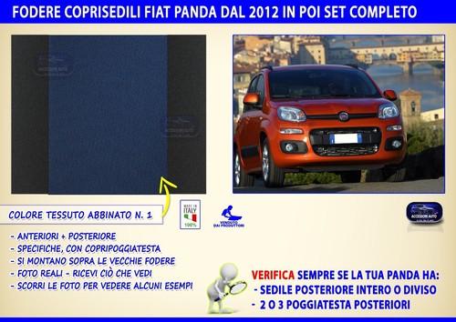 Coprisedile panda 2012 fodere - coprisedile, 2012>