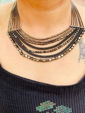 Indian tribal beaded necklace